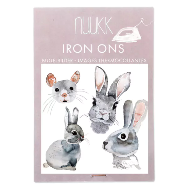 Iron-on pictures with bunnies from nuukk