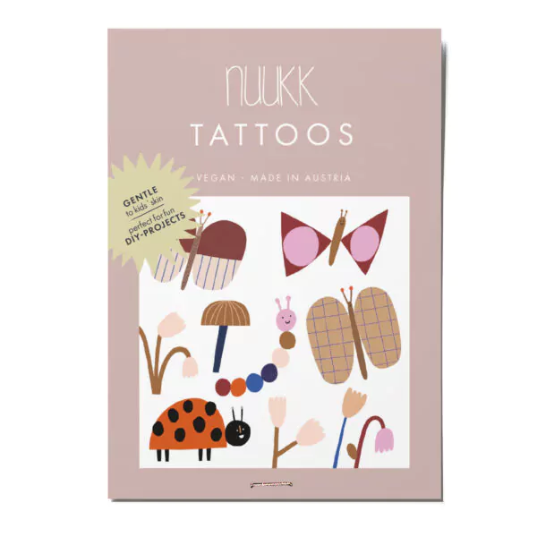 ladybird-tattoos-packaging-annkatharinajansen-nuukk-schmetterling-pilz-raupe-blumen