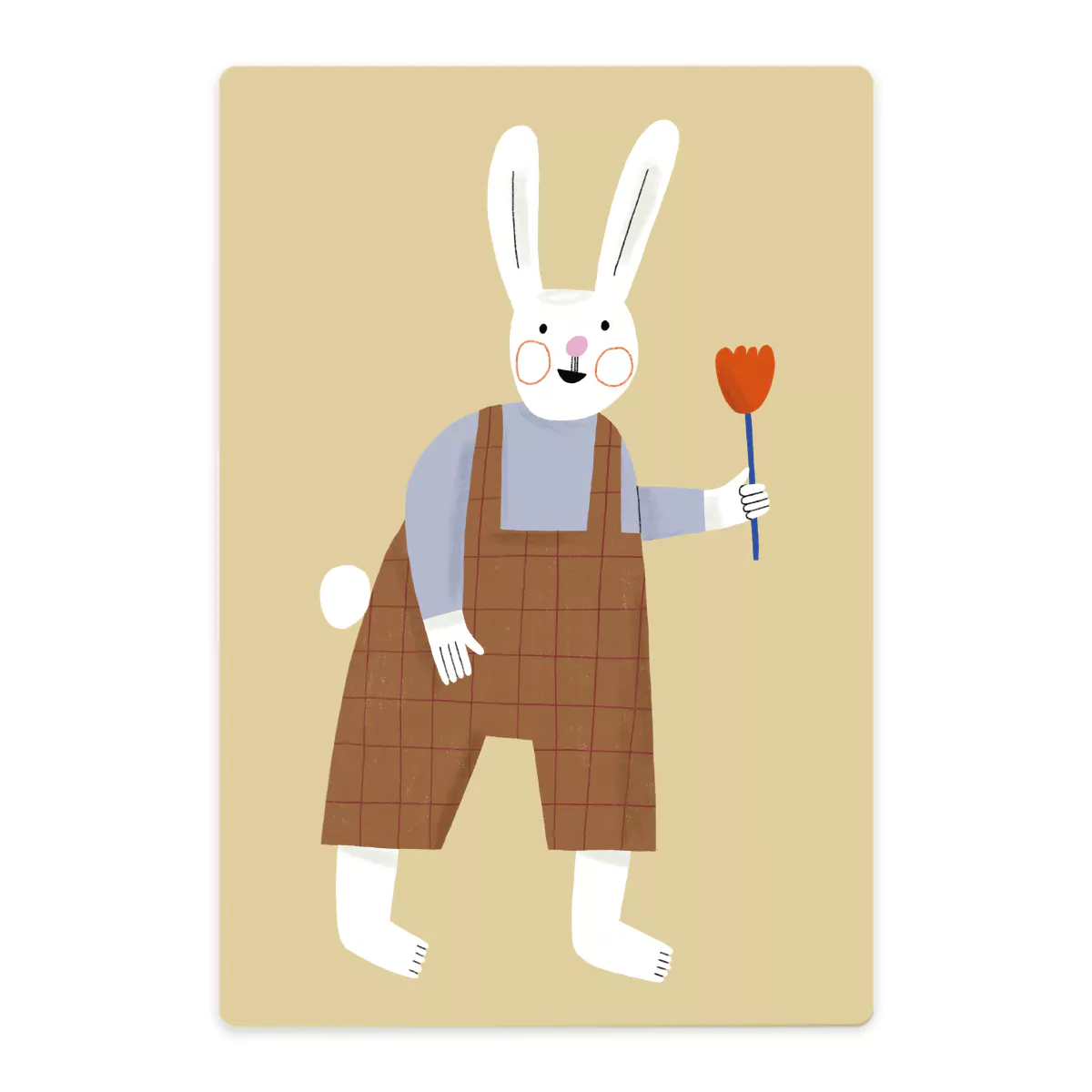 bunny-with-tulip-schneidebrett-nuukk-cuttingboard-anna-katharina-jansen-hase-tulpe