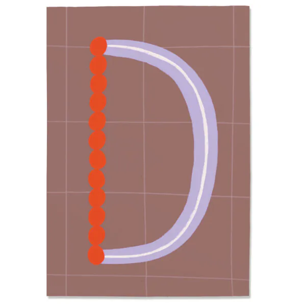 Postkarte "D"