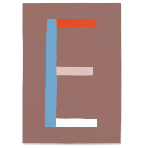 Postkarte "E"