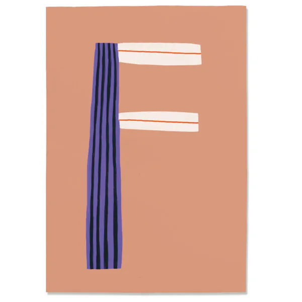Postkarte "F"