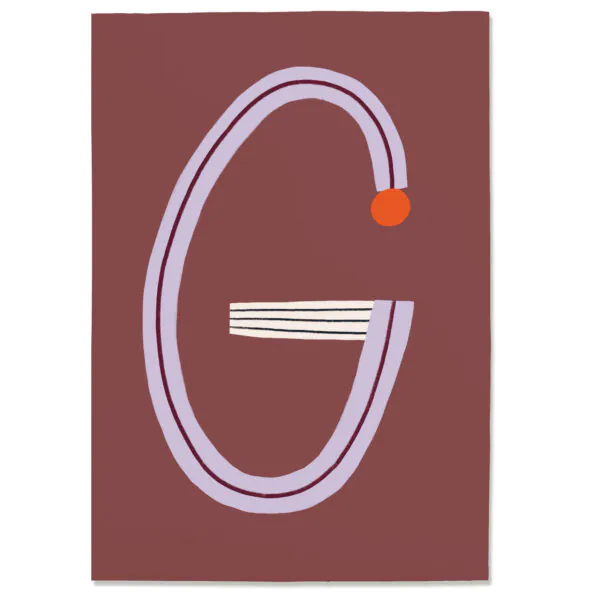 Postkarte "G"