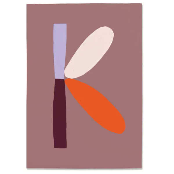 Postkarte "K"