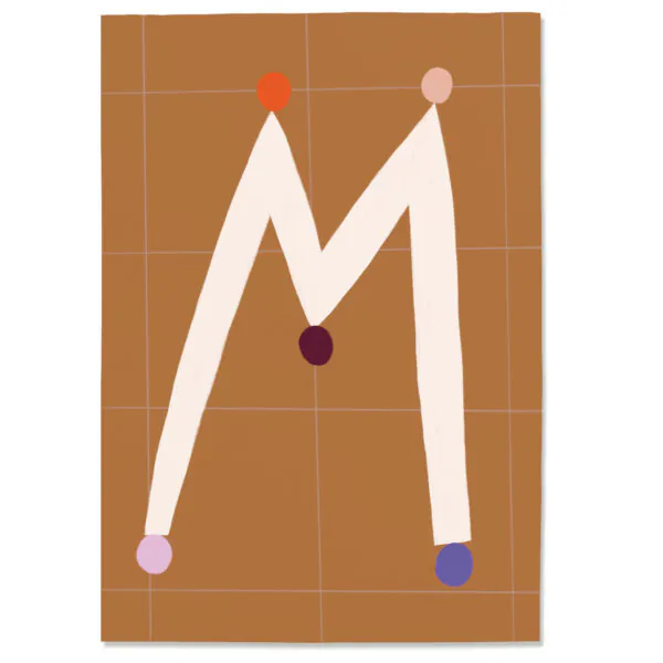 Postkarte "M #2"