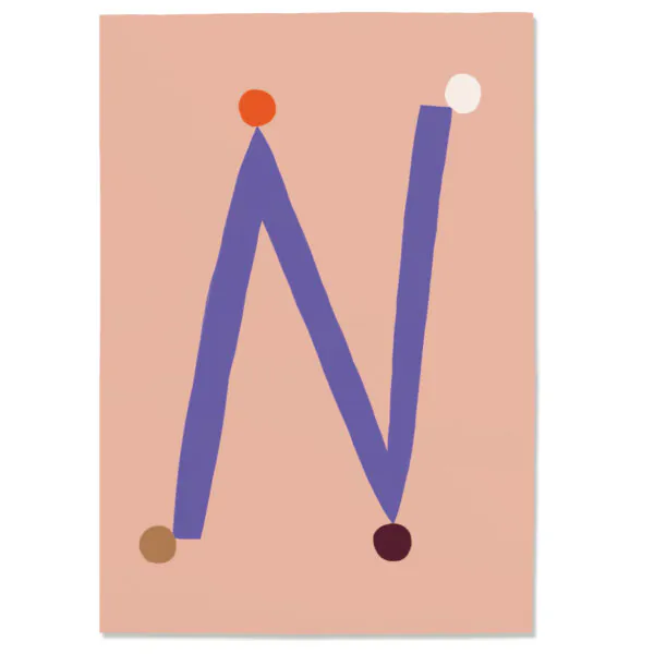 Postkarte "N #2"
