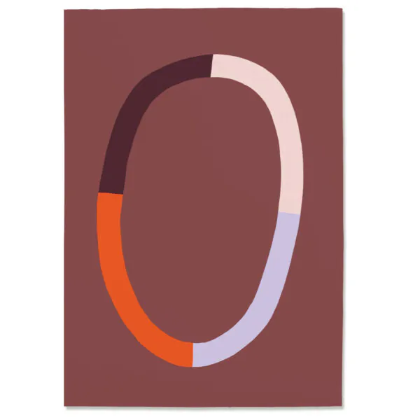 Postkarte "O"