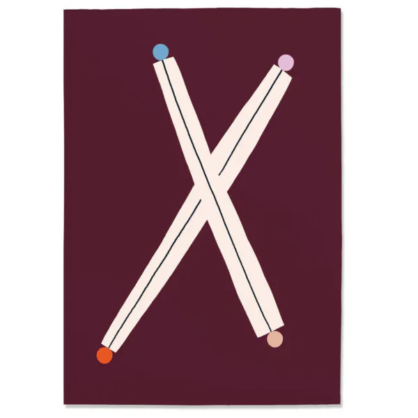 Postkarte "X"