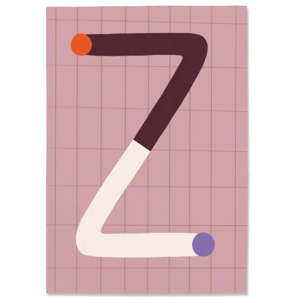 Postkarte "Z"
