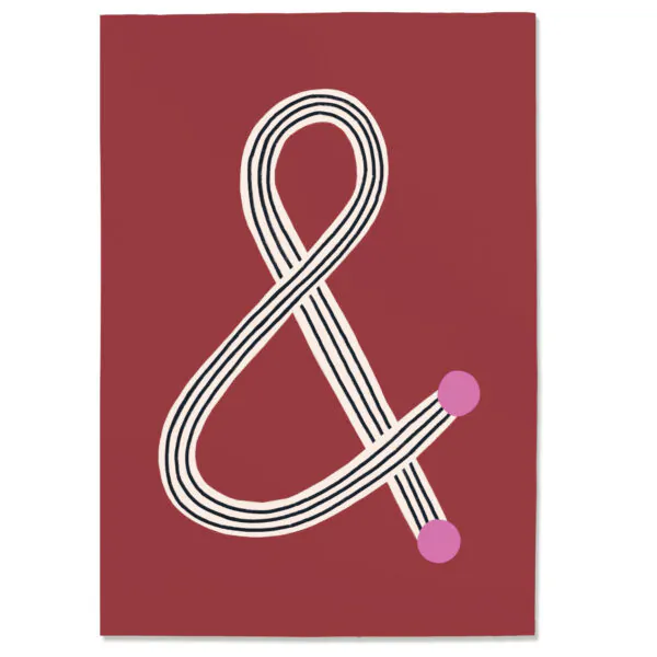 Postkarte "&"