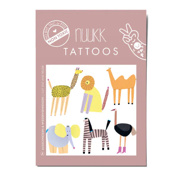 Kids Tattoos "Safari Animals"