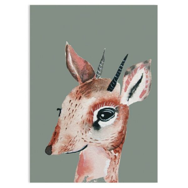 Postcard antelope