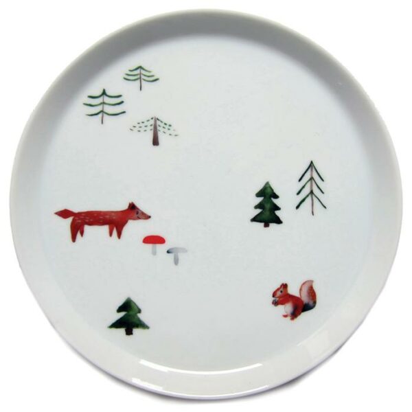Forest animals porcelain sticker