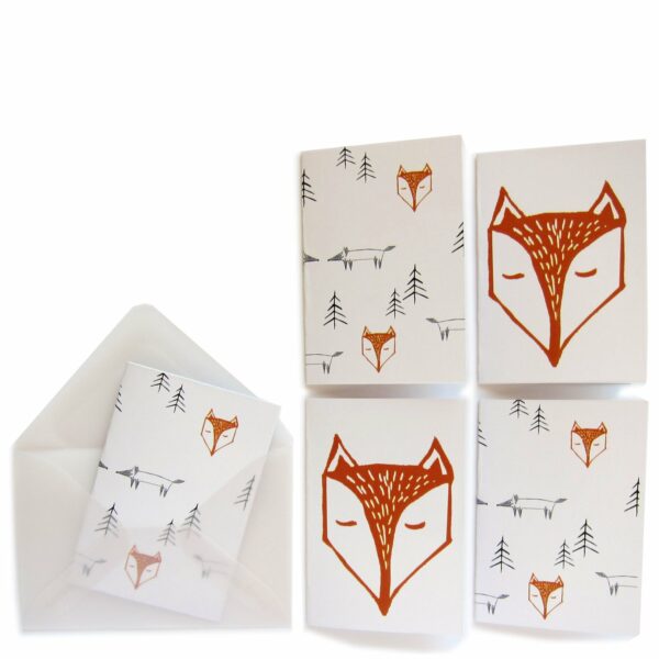 Fox mini cards (20 pieces)