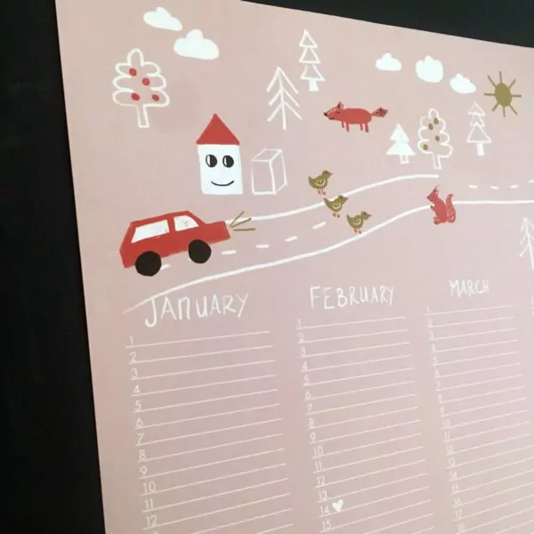 Happy Houses - Geburtstagskalender