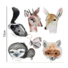 Noch mehr Tiere Porzellansticker
