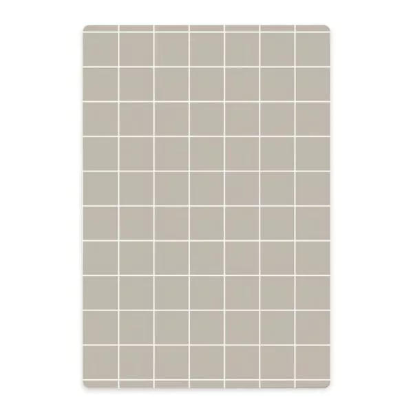 Small cutting board Grid beige