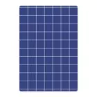 Kleines Schneidebrett Grid blau