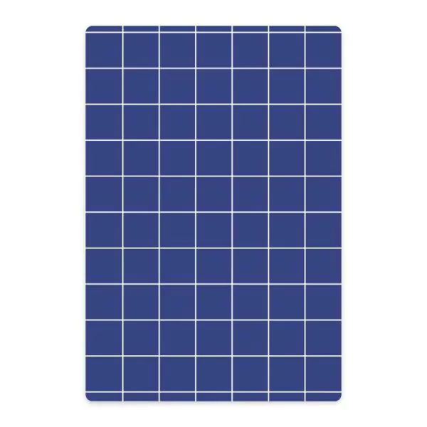 Small cutting board Grid blue