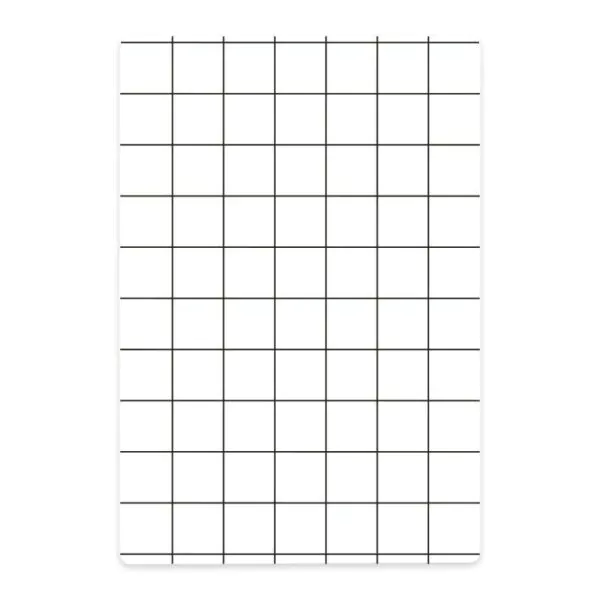 Small cutting board Grid white