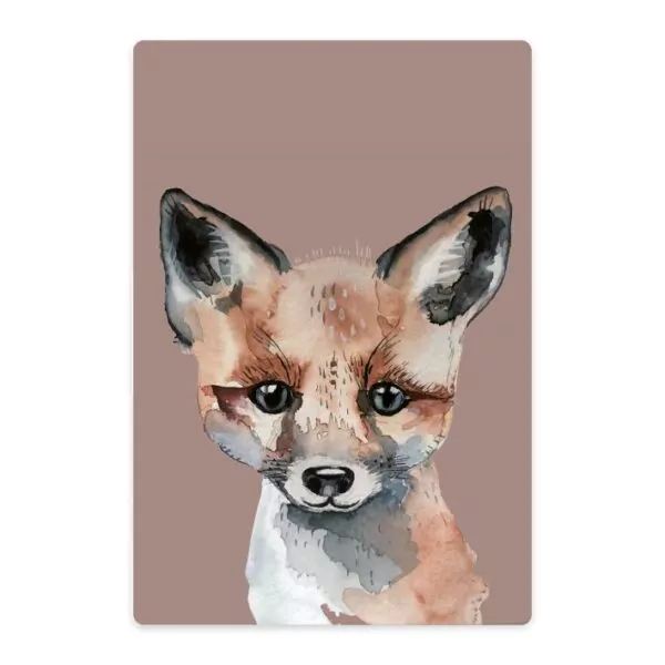 Small cutting board fox