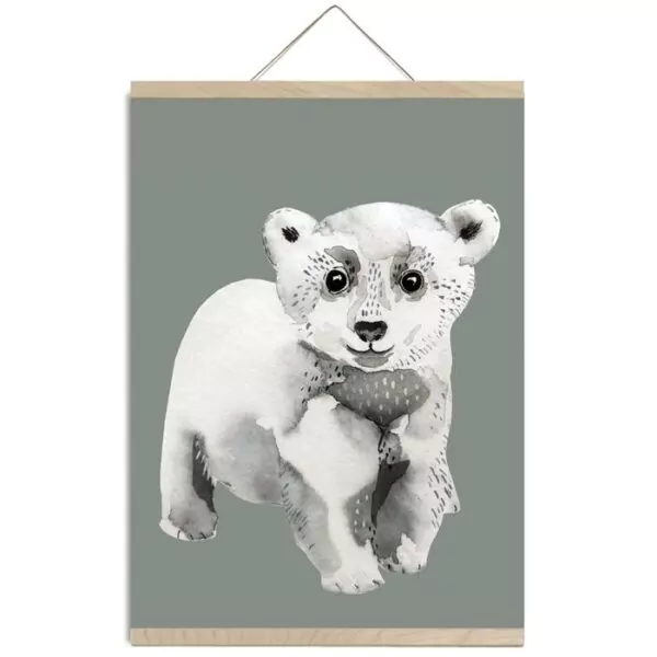 Polar bear poster